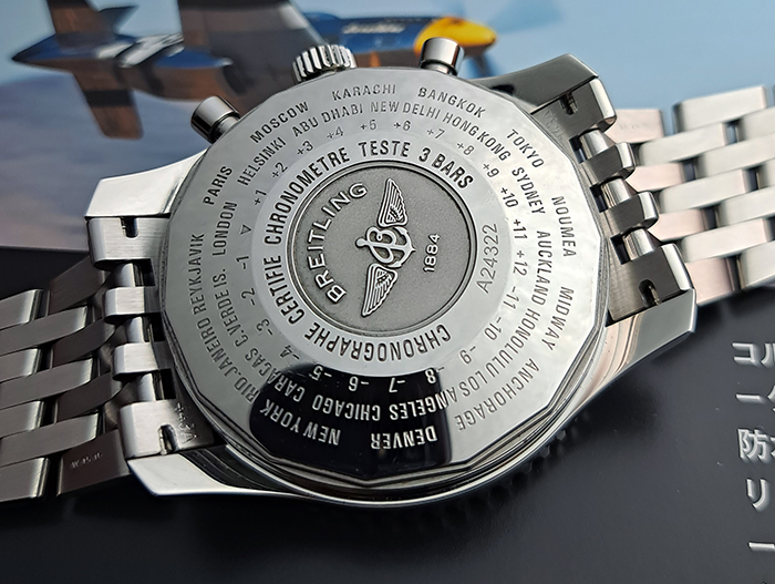 XL Breitling 1884 Chronometre Navitimer World Wristwatch Ref. A24322